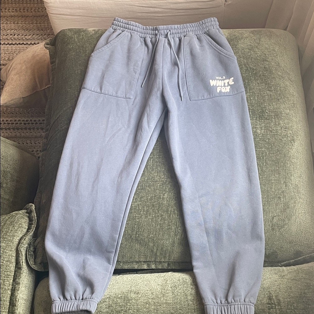 White Fox Boutique Slate Joggers